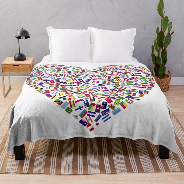Item preview, Heart of Flags designed and sold by collegeplace.