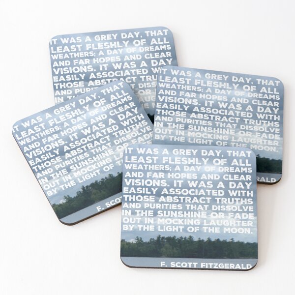 Item preview, It was a grey day. F Scott Fitzgerald designed and sold by homesteadswag.