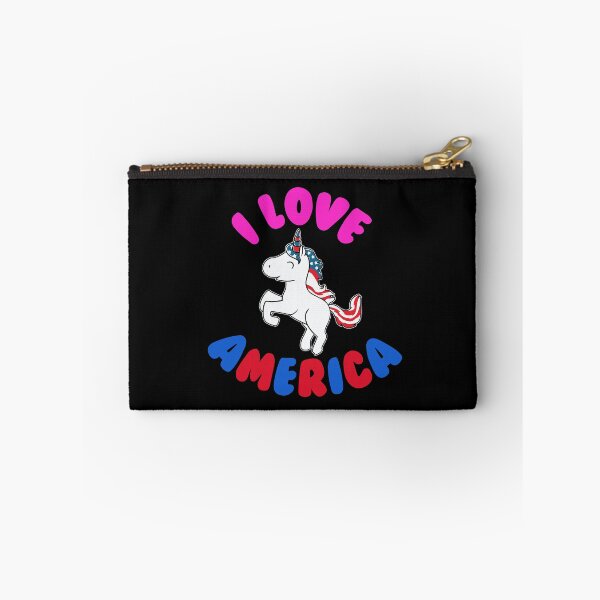 Item preview, I Love America - Cute Valentine´s Americorn Patriotic design designed and sold by LordAudes.