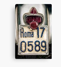 Vintage Vespa in Rome Canvas Print