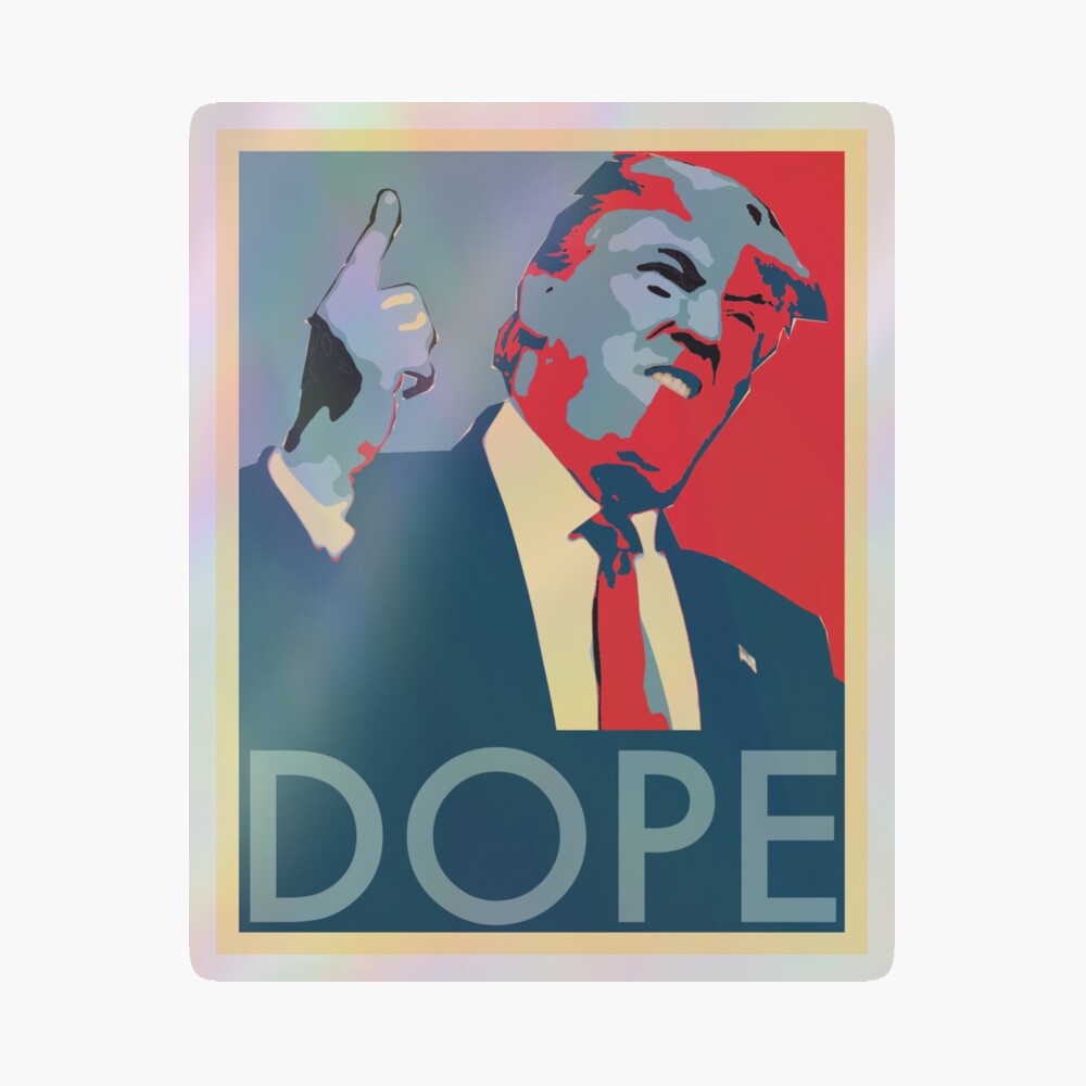 Pegatina For Sale Con La Obra «YOLO Donald Trump Elon Musk Comida Rápida Make America Great