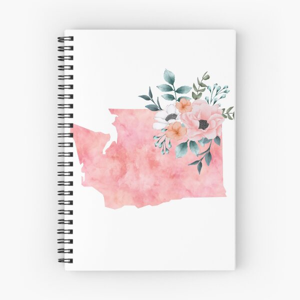 Item preview, Washington Pink Floral Watercolor - WA designed and sold by randrgiftshop.