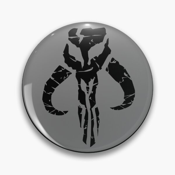 Item preview, Mando Mudhorn Sticker Grey designed and sold by PaulyPaulyPauly.