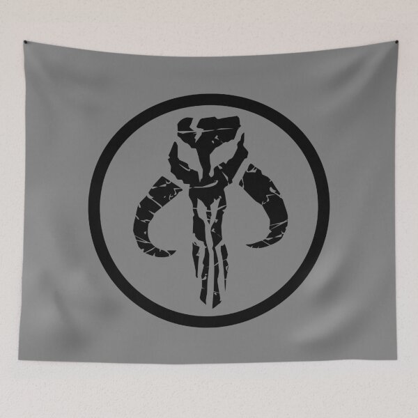 Item preview, Mando Mudhorn Sticker Grey designed and sold by PaulyPaulyPauly.