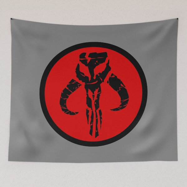 Item preview, Mando Mudhorn Sticker Red designed and sold by PaulyPaulyPauly.