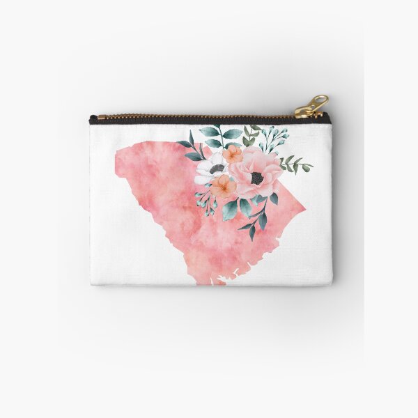 Item preview, South Carolina Pink Floral Watercolor - SC designed and sold by randrgiftshop.