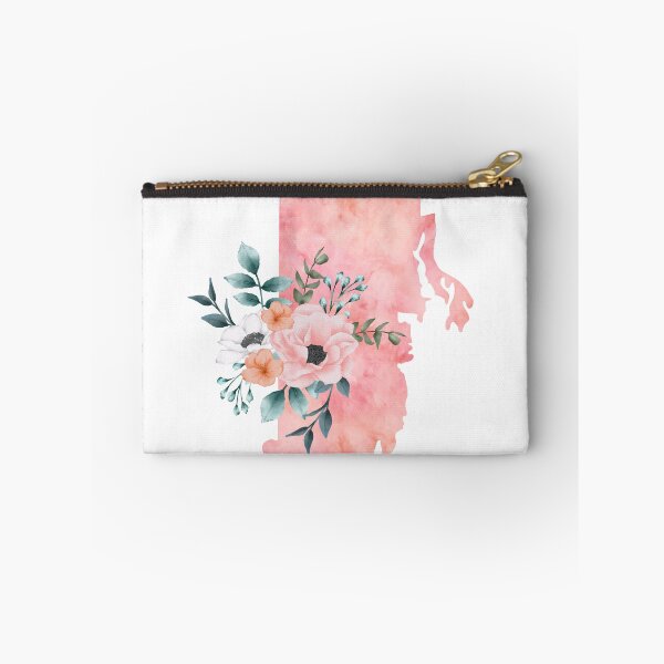 Item preview, Rhode Island Pink Floral Watercolor - RI designed and sold by randrgiftshop.