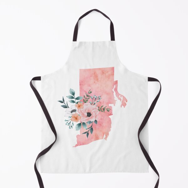 Item preview, Rhode Island Pink Floral Watercolor - RI designed and sold by randrgiftshop.