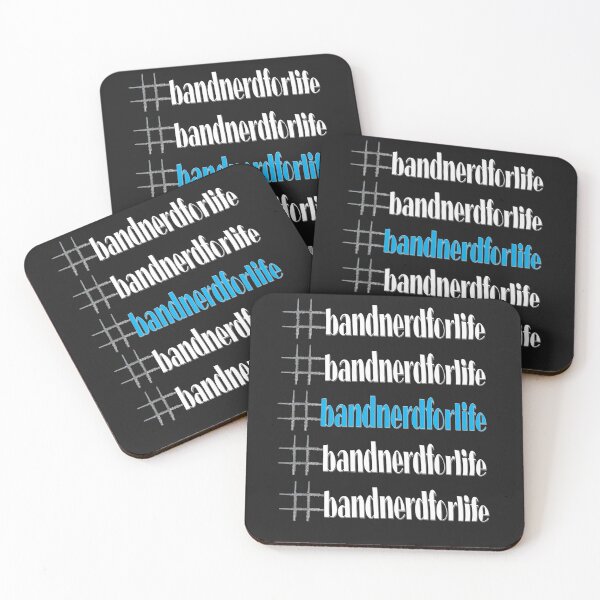 Item preview, #bandnerdforlife with blue center and flute hashtag designed and sold by AliCatOriginals.
