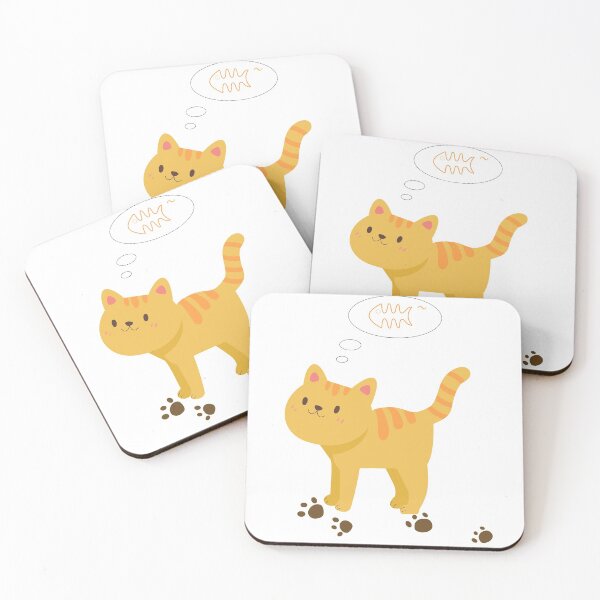 Item preview, Happy Cat Think food Fish designed and sold by Cat2D.