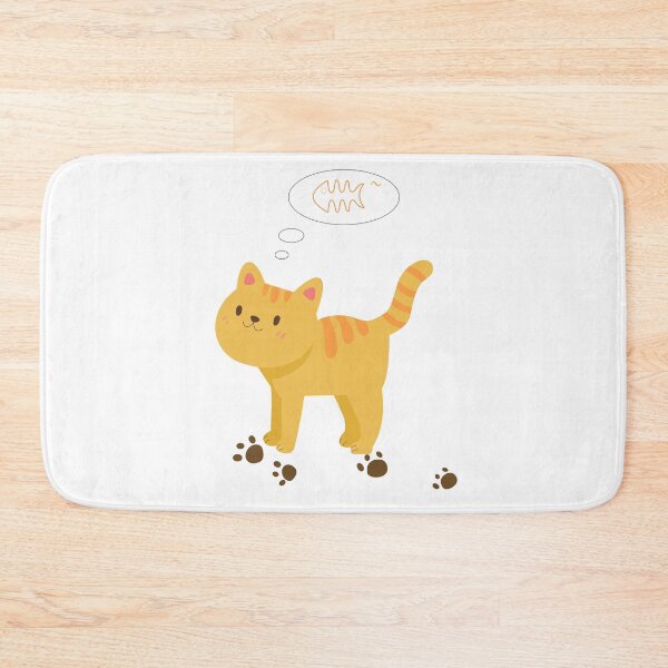 Item preview, Happy Cat Think food Fish designed and sold by Cat2D.