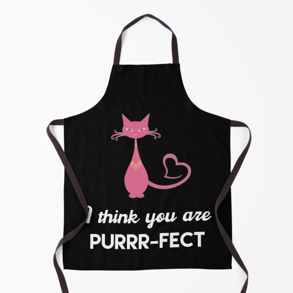 Item preview, You are purrrfect, cat valentine, cat love, pink cat with heart tail designed and sold by doctors-apparel.