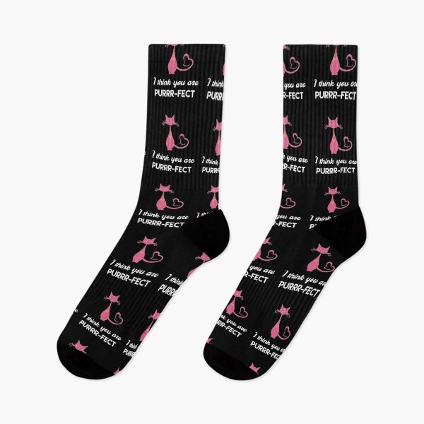 Item preview, You are purrrfect, cat valentine, cat love, pink cat with heart tail designed and sold by doctors-apparel.