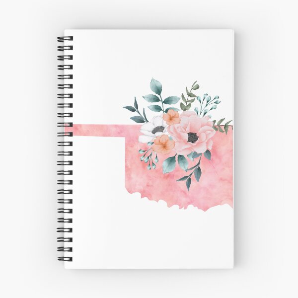 Item preview, Oklahoma Pink Floral Watercolor - OK designed and sold by randrgiftshop.