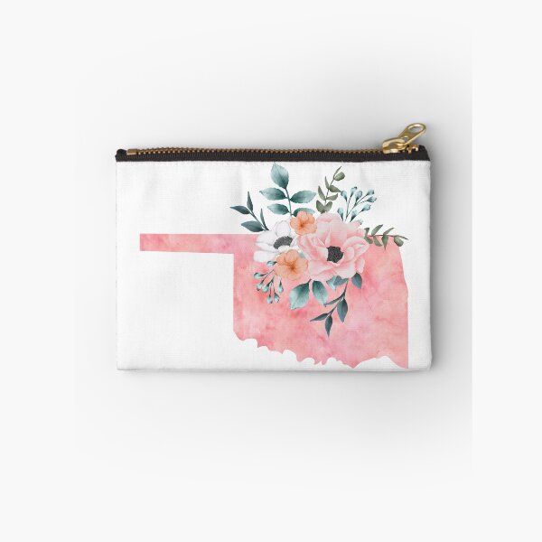 Item preview, Oklahoma Pink Floral Watercolor - OK designed and sold by randrgiftshop.