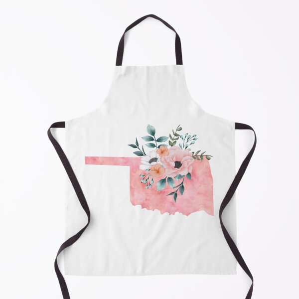 Item preview, Oklahoma Pink Floral Watercolor - OK designed and sold by randrgiftshop.
