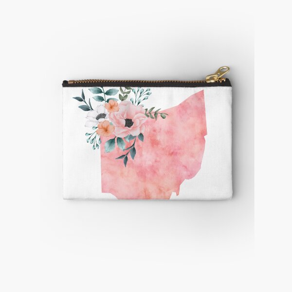 Item preview, Ohio Pink Floral Watercolor - OH designed and sold by randrgiftshop.