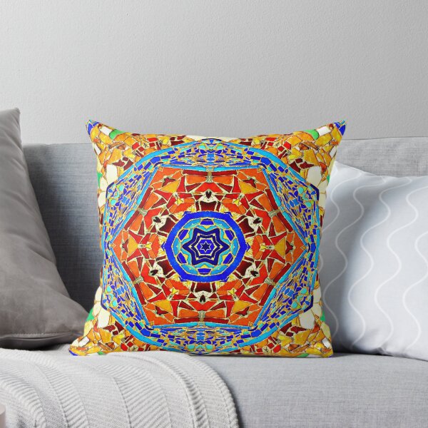 Item preview, colorful Kaleidoscope mosaic Spanish style designed and sold by LolioGifts.