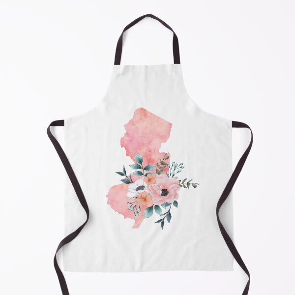 Item preview, New Jersey Pink Floral Watercolor - NJ designed and sold by randrgiftshop.