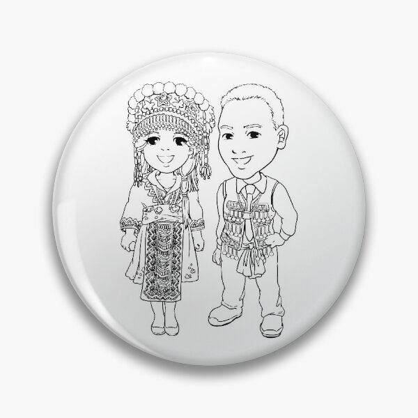 Item preview, Hmong Women Hmong Men Happy Couple designed and sold by HmongDesignsByM.