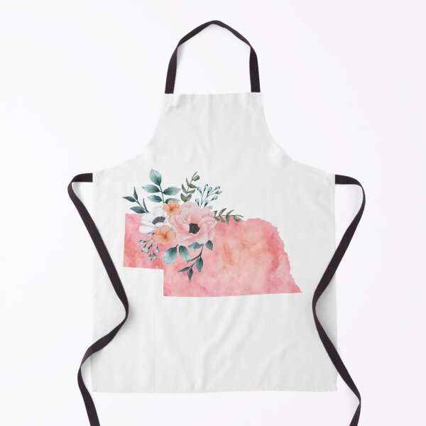 Item preview, Nebraska Pink Floral Watercolor - NE designed and sold by randrgiftshop.