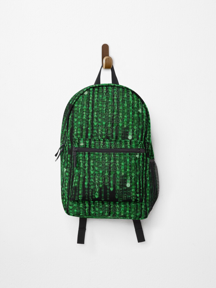 Thumbnail 1 of 3, Backpack, Cryptrix designed and sold by quirkusCreative.