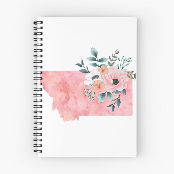 Item preview, Montana Pink Floral Watercolor - MT designed and sold by randrgiftshop.
