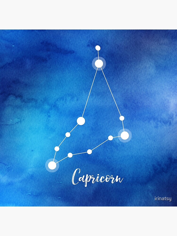 Capricorn Zodiac Sign December 22 January 19 Poster