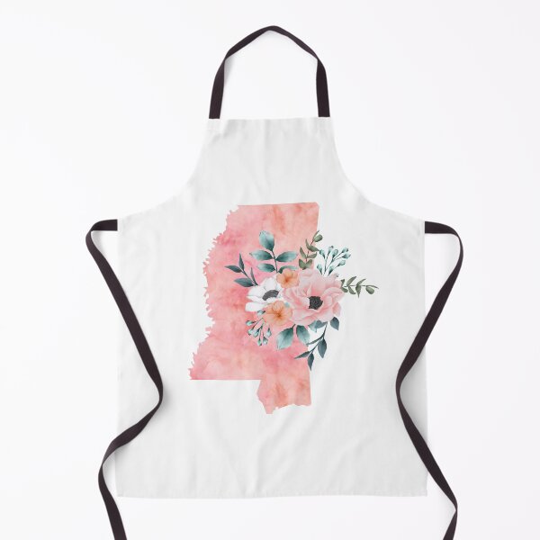 Item preview, Mississippi Pink Floral Watercolor - MS designed and sold by randrgiftshop.