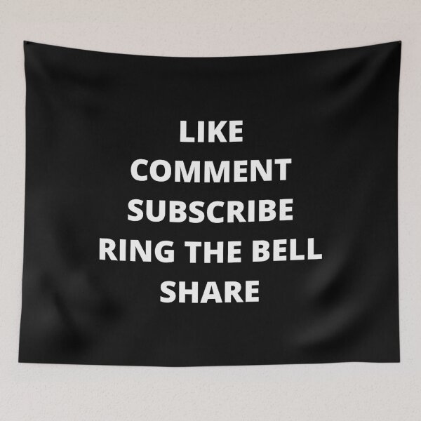 Item preview, LIKE, COMMENT, SUBSCRIBE, RING THE BELL, SHARE designed and sold by uniqueitems.