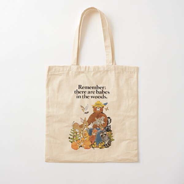 Babes In The Woods Cotton Tote Bag