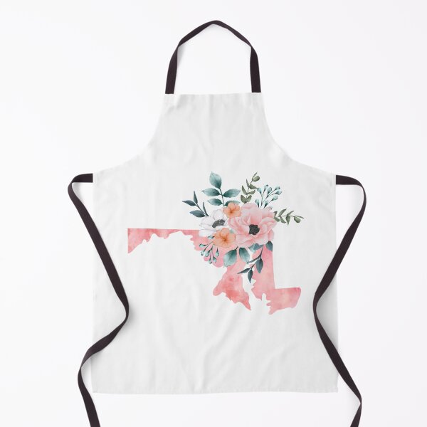 Item preview, Maryland Pink Floral Watercolor - MD designed and sold by randrgiftshop.