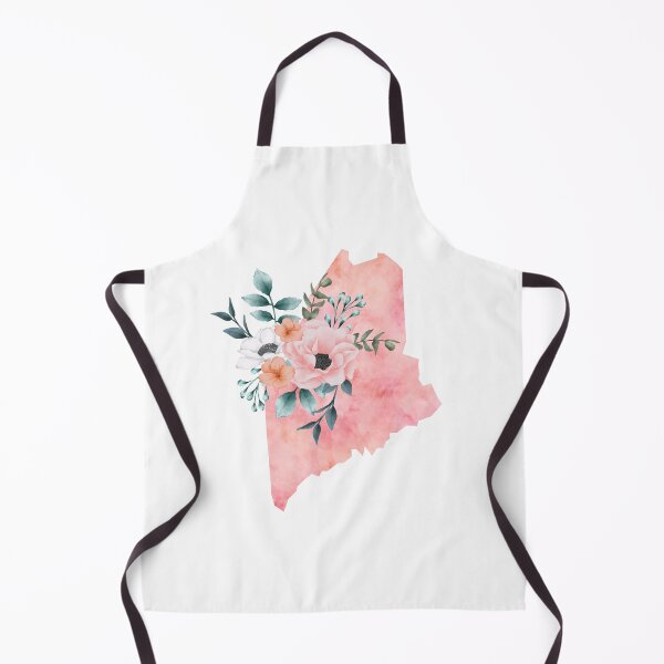 Item preview, Maine Pink Floral Watercolor - ME designed and sold by randrgiftshop.