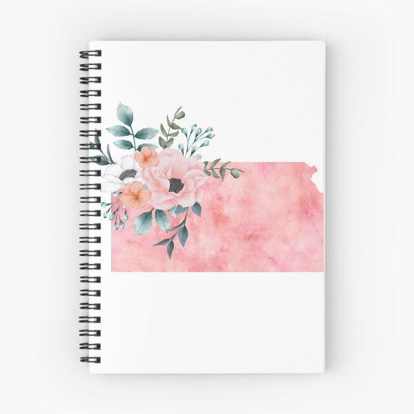 Item preview, Kansas Pink Floral Watercolor - KS designed and sold by randrgiftshop.