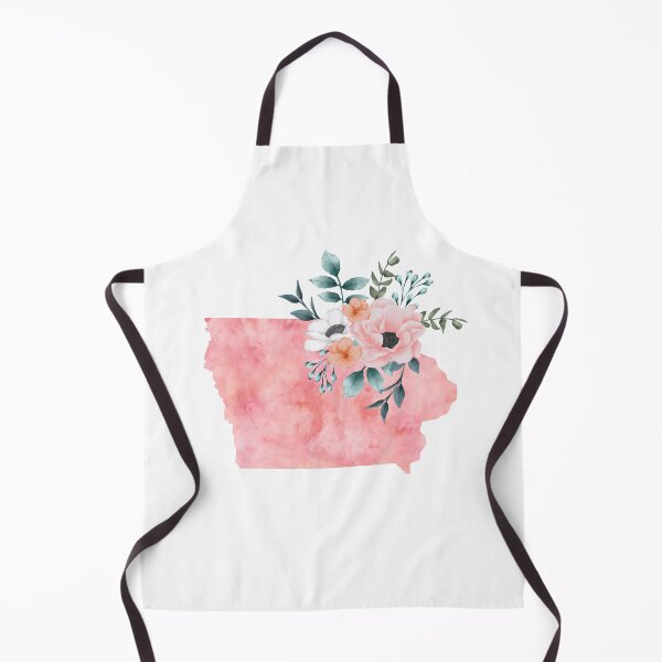 Item preview, Iowa Pink Floral Watercolor - IA designed and sold by randrgiftshop.