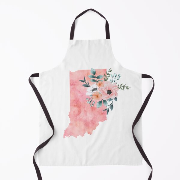 Item preview, Indiana Pink Floral Watercolor - IN designed and sold by randrgiftshop.