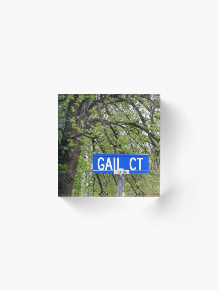 Alternate view of Gail, Gail mug, Gail magnet, Gail sticker, Gail mask Acrylic Block