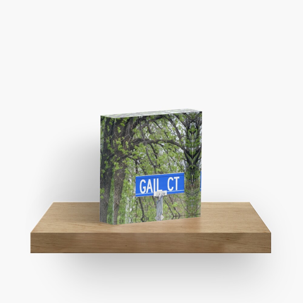 Gail, Gail mug, Gail magnet, Gail sticker, Gail mask Acrylic Block