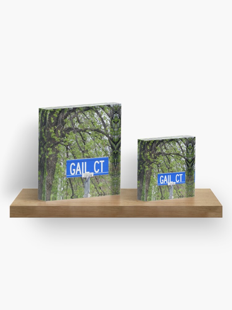 Alternate view of Gail, Gail mug, Gail magnet, Gail sticker, Gail mask Acrylic Block