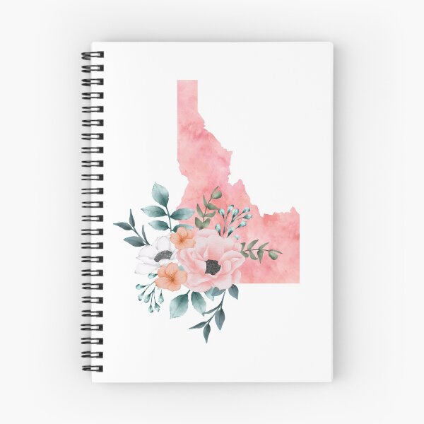 Item preview, Idaho Pink Floral Watercolor - ID designed and sold by randrgiftshop.