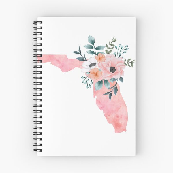 Item preview, Florida Pink Floral Watercolor - FL designed and sold by randrgiftshop.