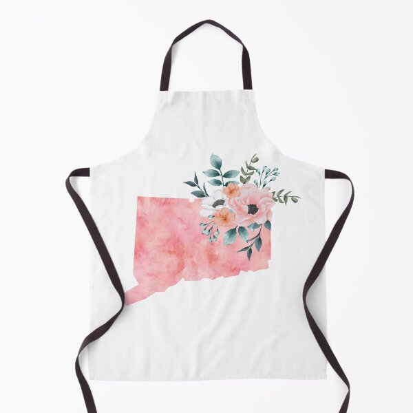 Item preview, Connecticut Pink Floral Watercolor - CT designed and sold by randrgiftshop.