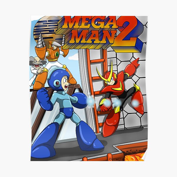 Poster Megaman Redbubble