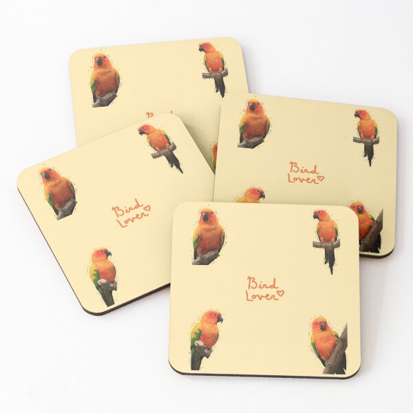Artikelvorschau, Artsy Sun Conure Aufkleber Set entworfen und verkauft von Mischiefsticker.