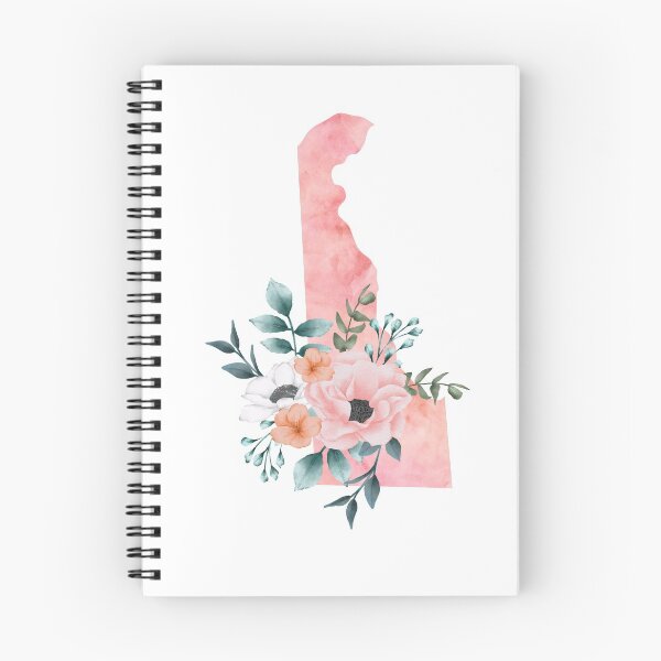 Item preview, Delaware Pink Floral Watercolor - DE designed and sold by randrgiftshop.