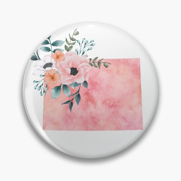 Item preview, Colorado Pink Floral Watercolor - CO designed and sold by randrgiftshop.