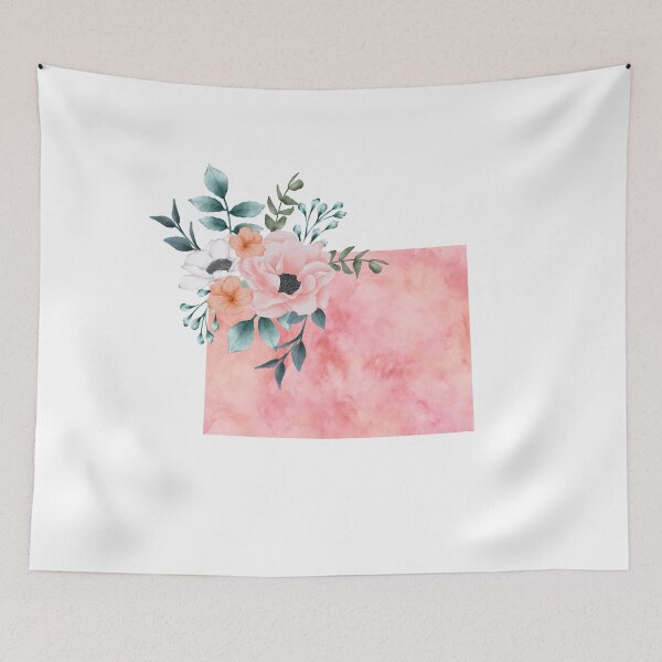Item preview, Colorado Pink Floral Watercolor - CO designed and sold by randrgiftshop.