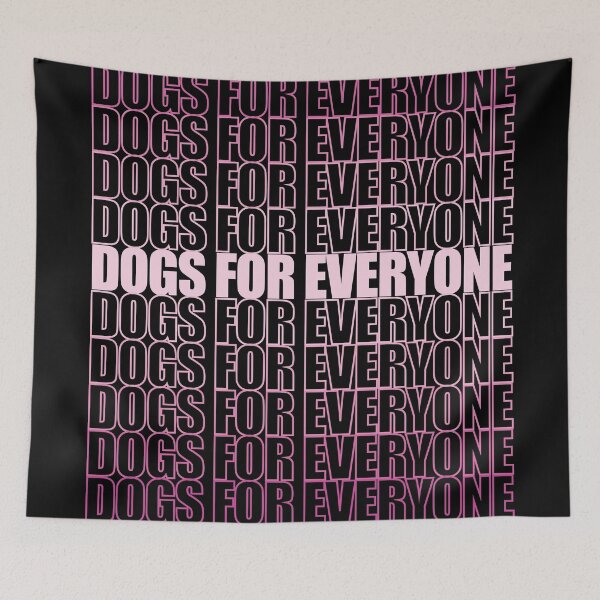 Item preview, Dogs For Everyone Pink Repeat designed and sold by Jennifer Church.
