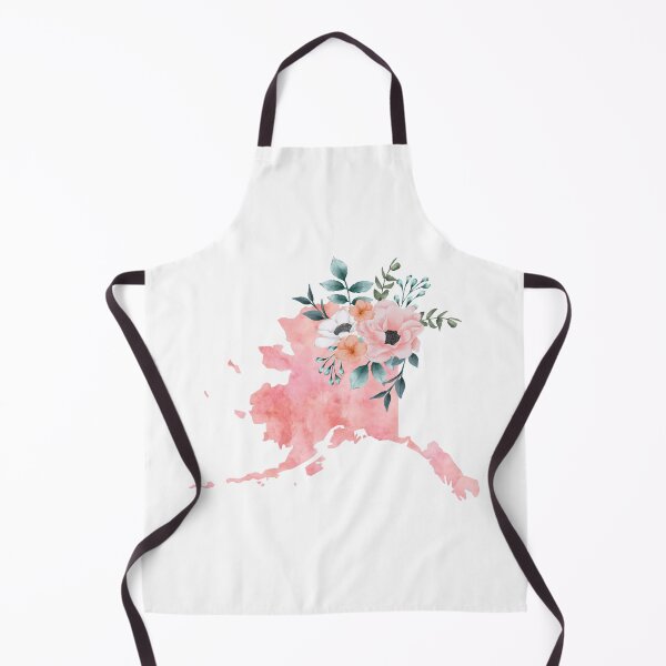 Item preview, Alaska Pink Floral Watercolor - AK designed and sold by randrgiftshop.