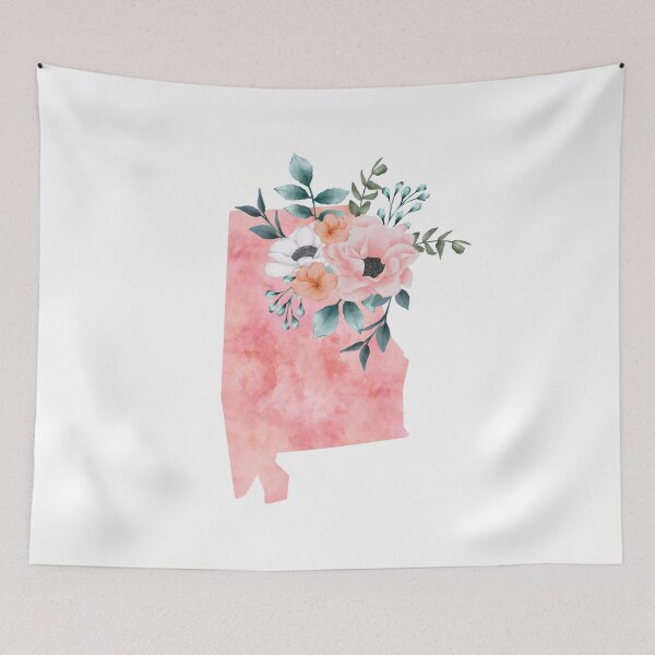 Item preview, Alabama Pink Floral Watercolor - AL designed and sold by randrgiftshop.